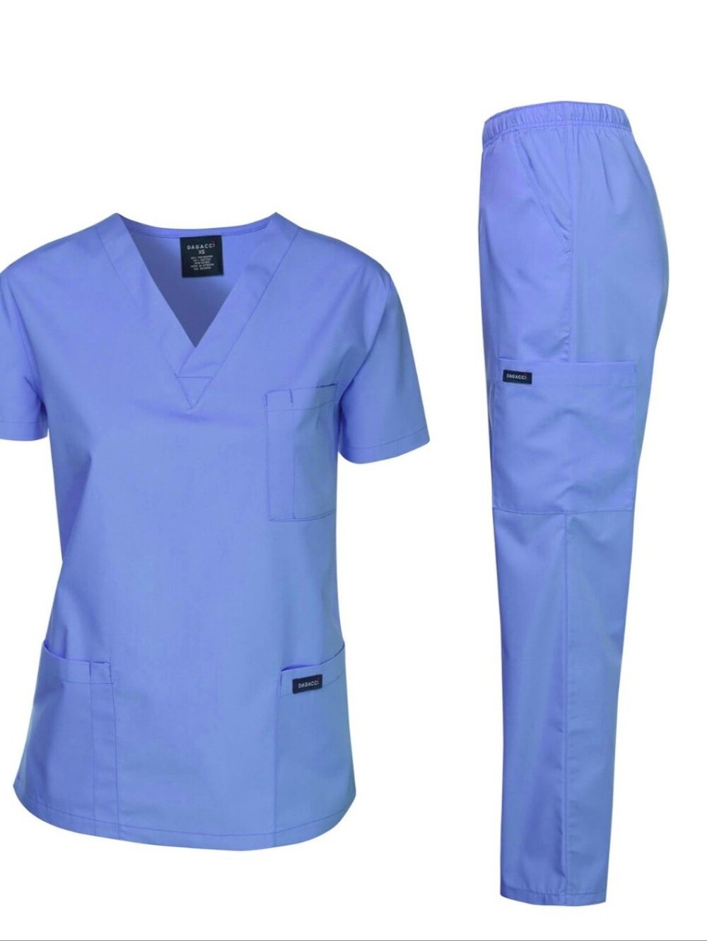 Dagacci Medical Scrub Set Ceil Blue Size Large New with Tags